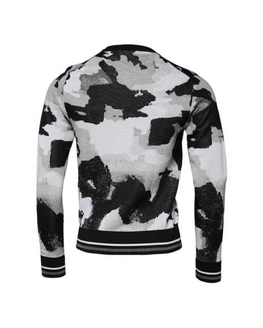 Round-Neck Knitwear Dolce & Gabbana pour homme en coloris Multicolor