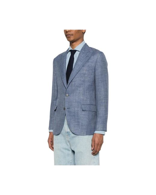 Blazers Brunello Cucinelli de hombre de color Blue