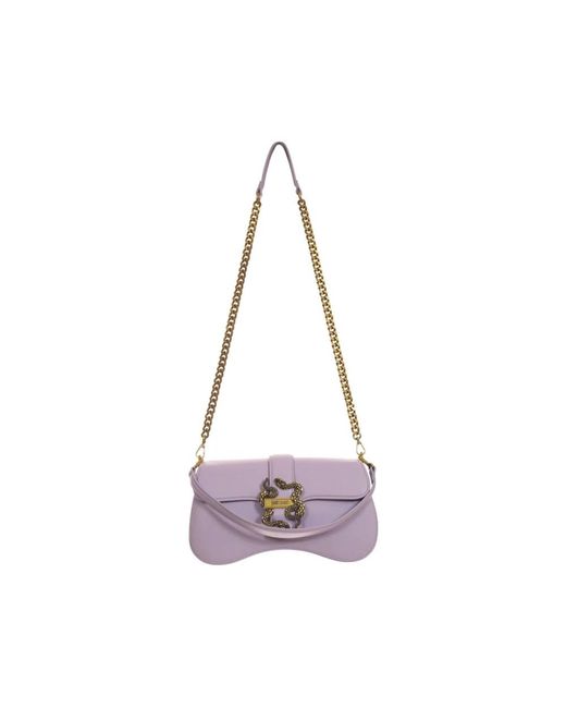 Just Cavalli Purple Shoulder Bags