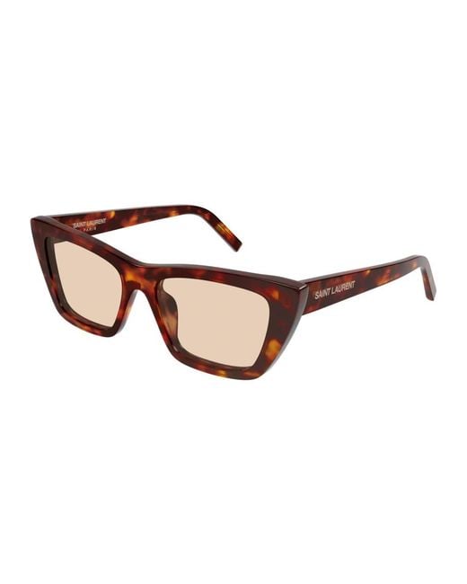 Saint Laurent Brown Sunglasses