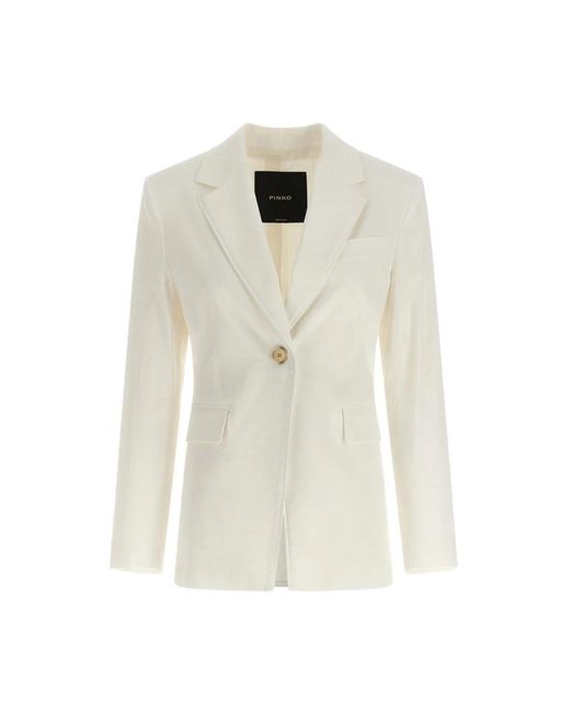 Pinko White Blazers