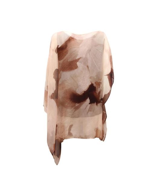 Blouses Sandro Ferrone de color Brown