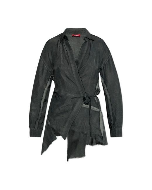 DIESEL Black Hemd c-razy-q1