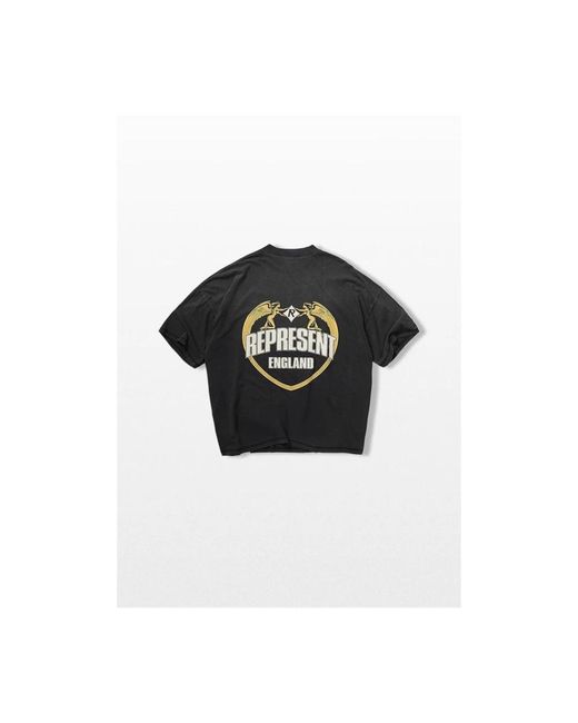 Represent T-Shirts in het Black voor heren