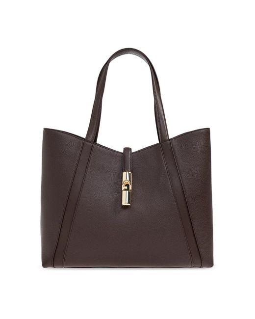 Furla Brown Große Shopper-Tasche