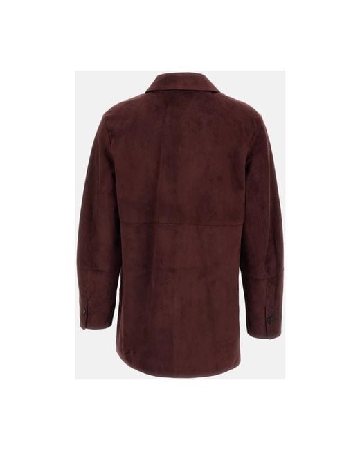 Max Mara Purple Leather Jackets