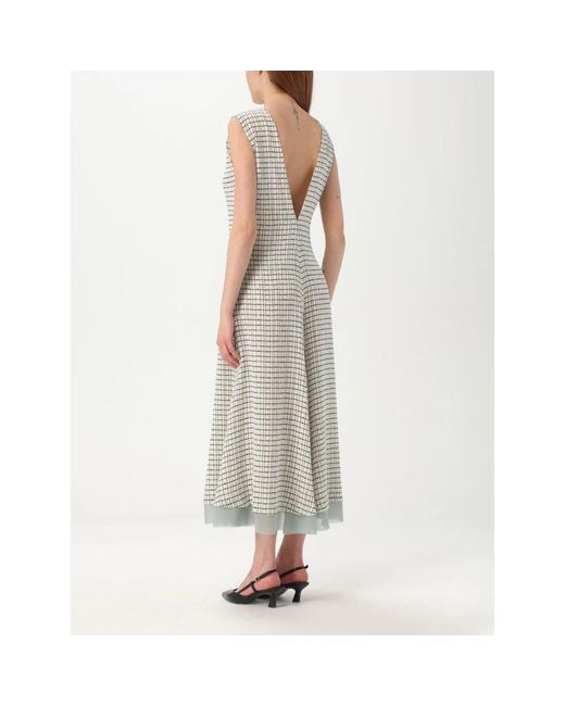 Fendi Gray Midi Dresses