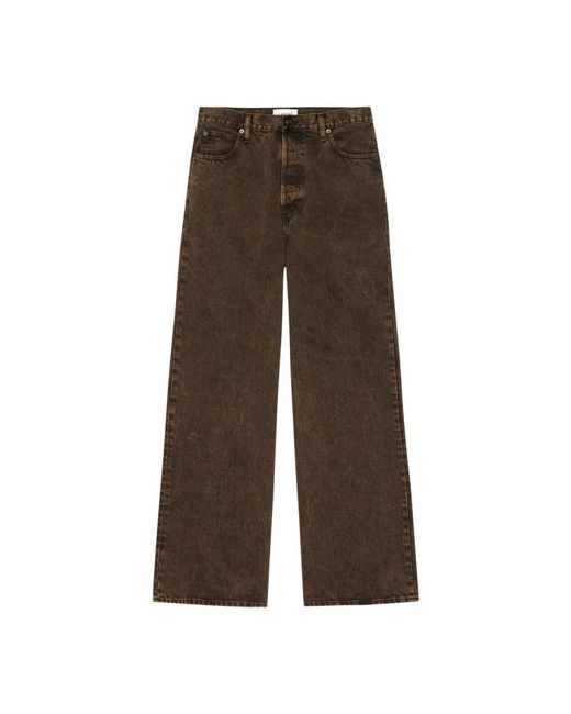 FRAME Brown Wide Jeans