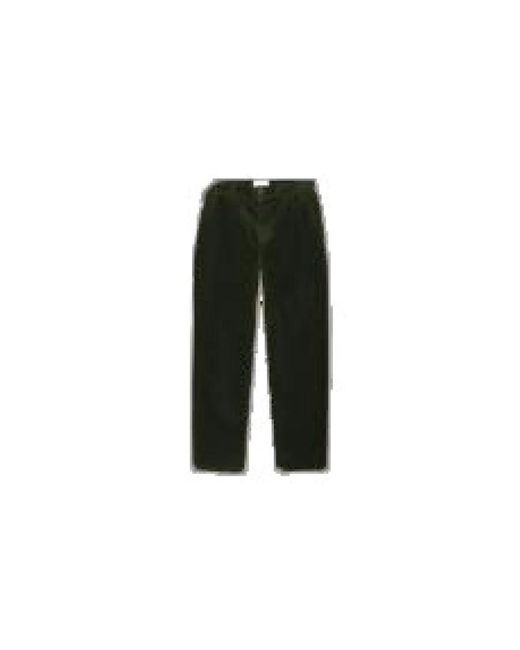 Les Deux Black Straight Trousers for men