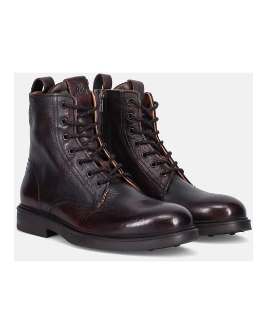 Fabi Brown Lace-Up Boots for men