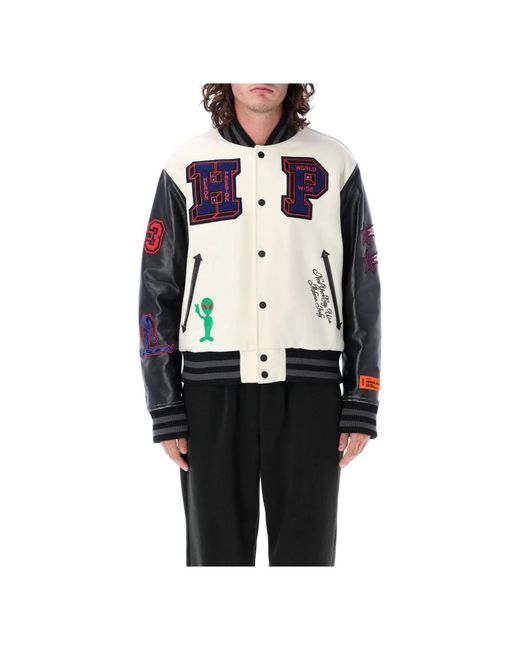 Varsity patches di Heron Preston in Natural da Uomo