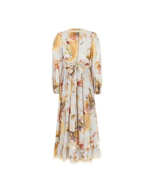 Zimmermann Natural Wrap Dresses