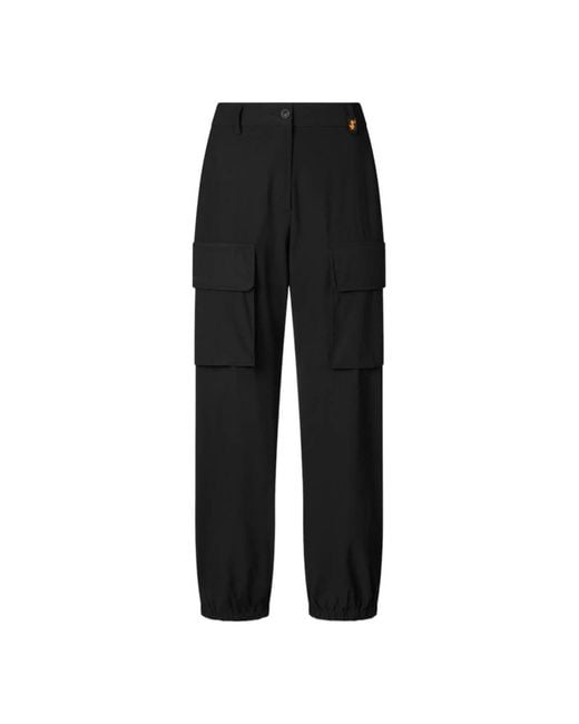 Save The Duck Black Tapered Trousers