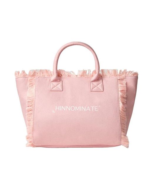 hinnominate Pink Canvas-Handtasche