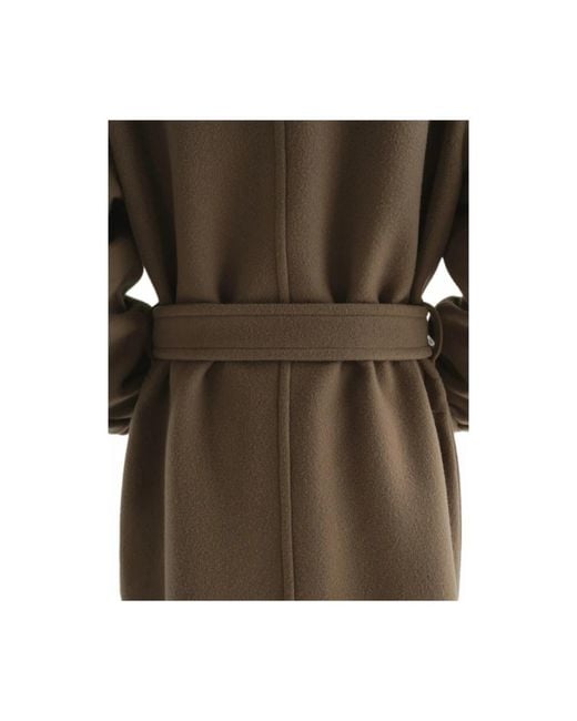 Lemaire Brown Belted Coats