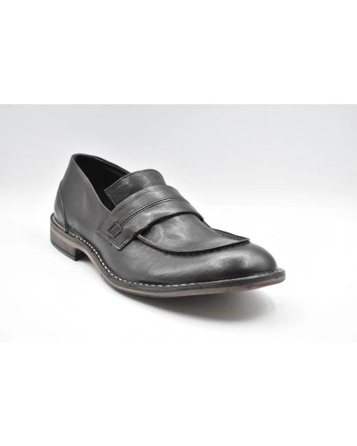 Ernesto Dolani Black Loafers for men
