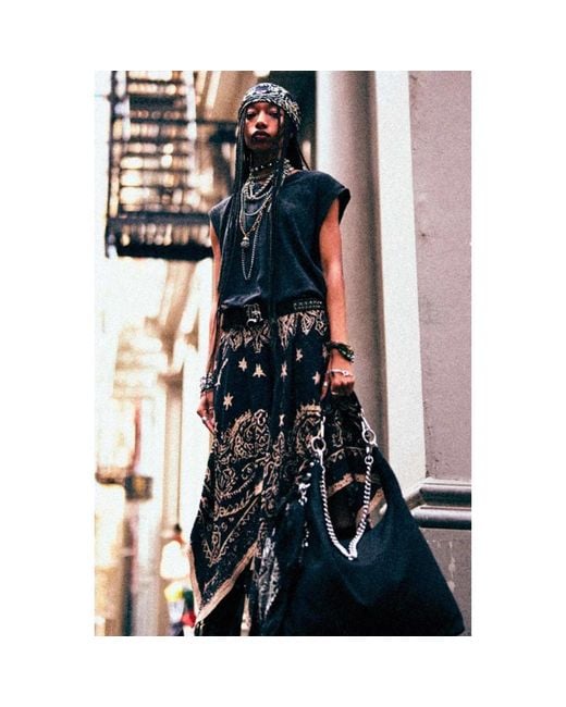 R13 Black Midi Skirts