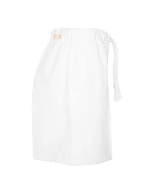 BRIGLIA White Short Shorts
