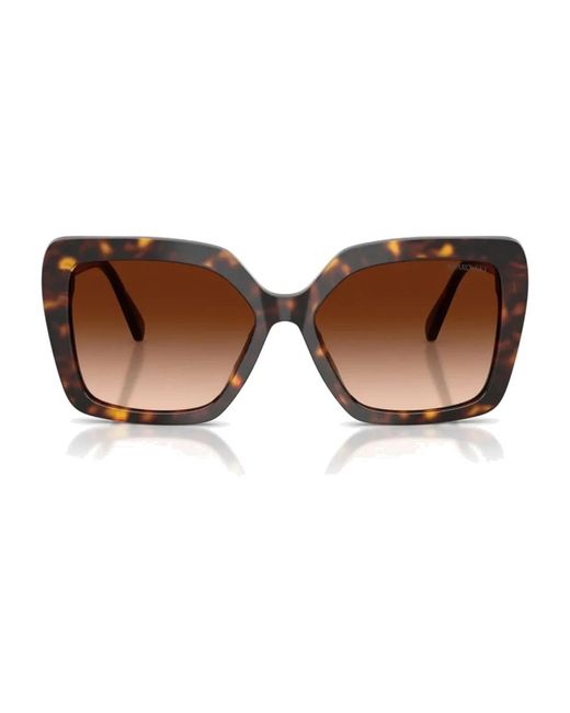Swarovski Acetate Butterfly Zonnebril in het Brown