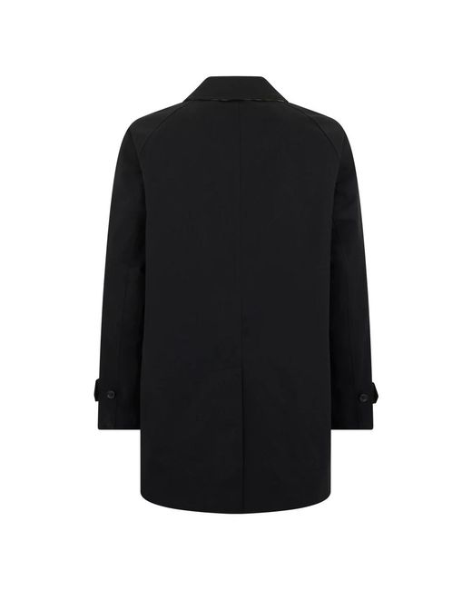 Burberry Black Single-Breasted Coats for men