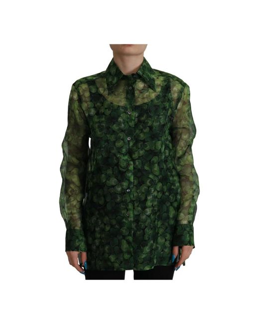 Dolce & Gabbana Green Shirts