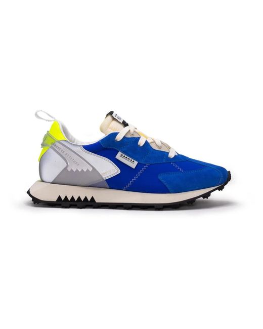 RUN OF Blue Sneakers for men