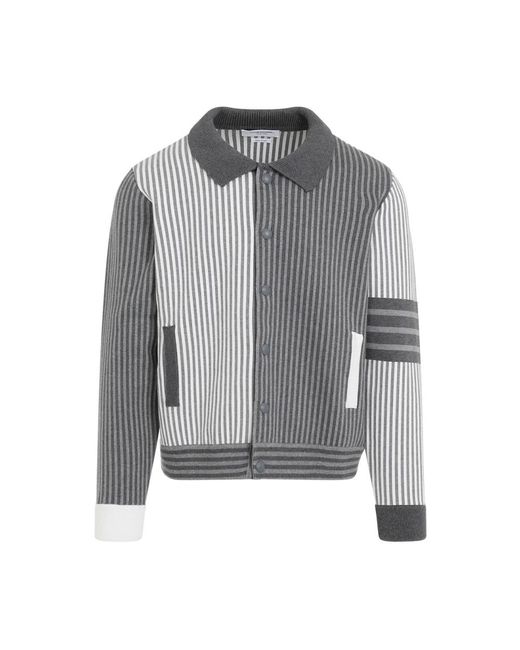 Thom Browne Gray Light Jackets for men