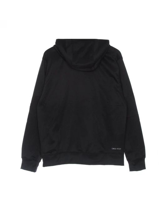 Nike Schwarzer fleece hoodie streetwear stil in Black für Herren