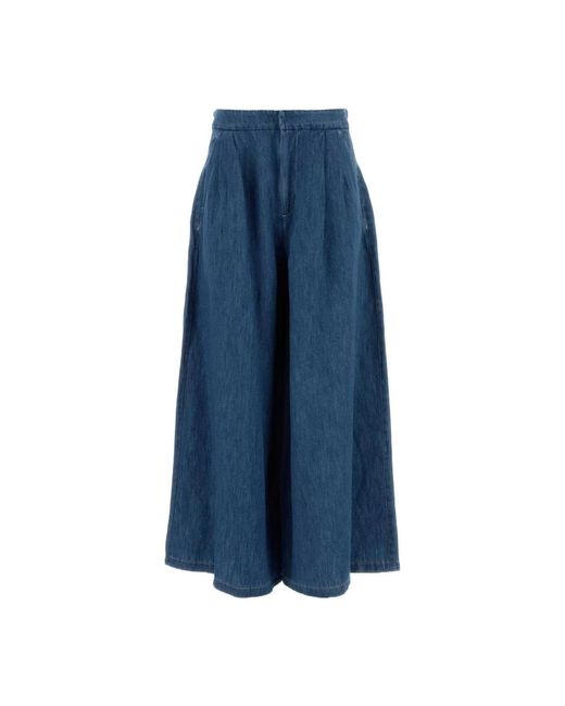 Max Mara Blue Wide Jeans