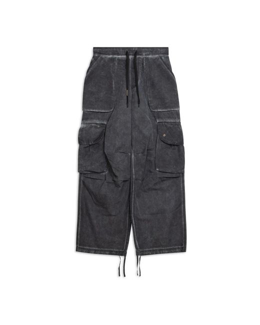 A PAPER KID Wide Trousers in het Gray voor heren