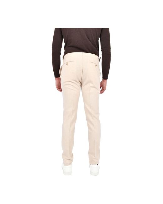 Franzese Collection Natural Slim-Fit Trousers for men