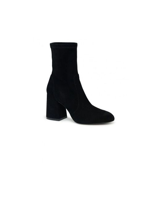 Stuart Weitzman Black Schwarze wildleder stiefeletten