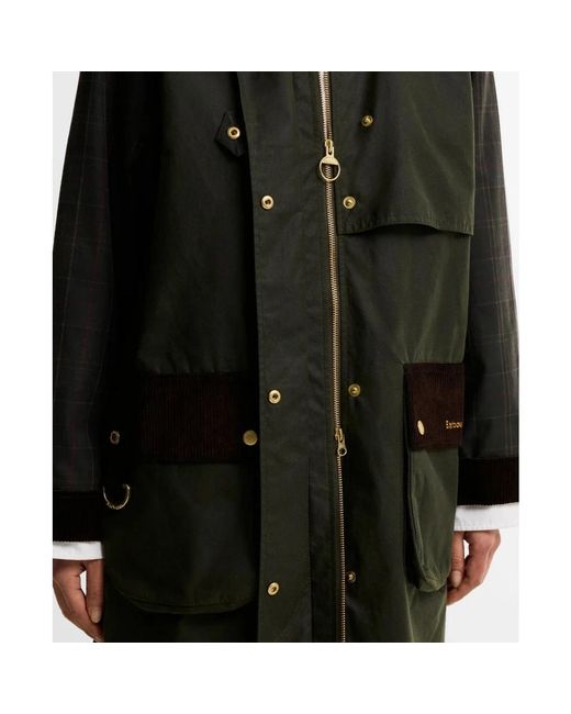 Barbour Kirklees Waxed Jacket in het Black