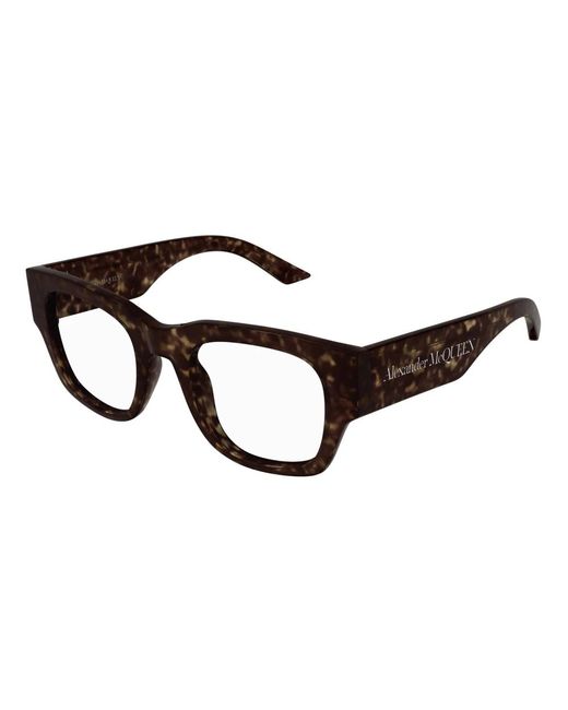 McQueen Glasses in het Brown