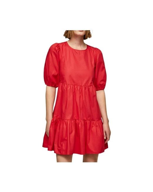 Pepe Jeans Red Short Dresses