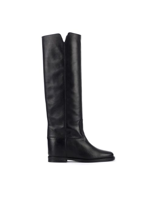 Via Roma 15 Black High Boots