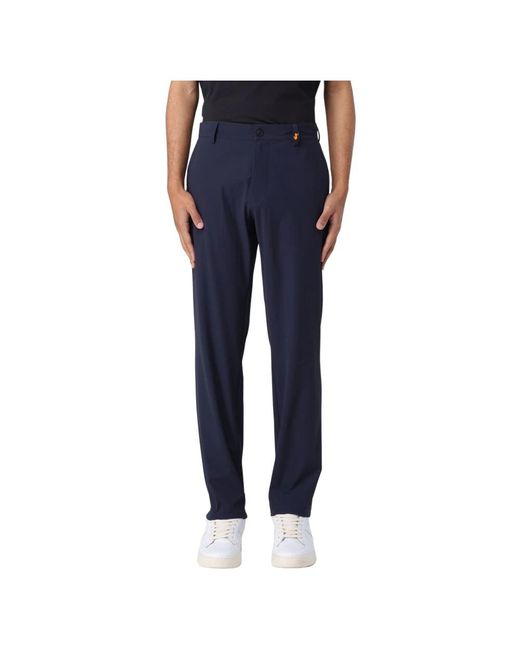 Save The Duck Blue Slim-Fit Trousers for men