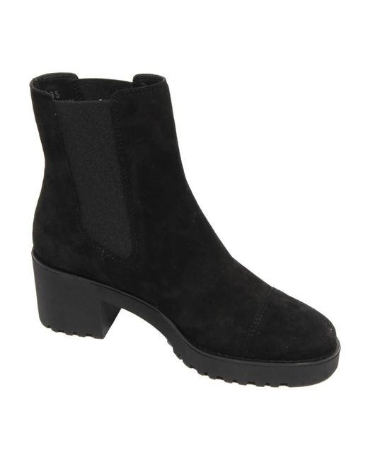 Hogan Black Heeled Boots