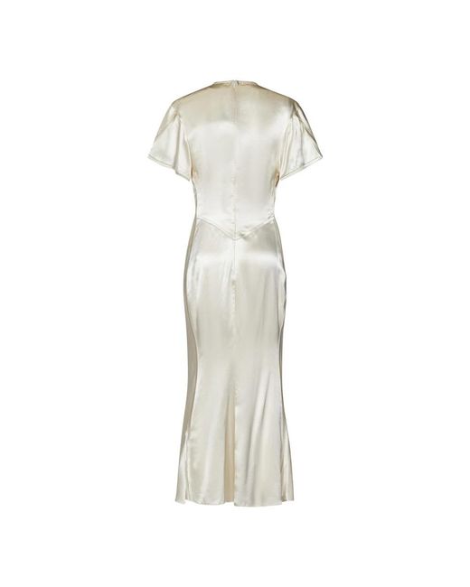 Victoria Beckham White Maxi Dresses