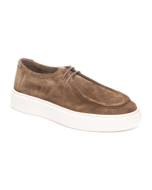 JEROLD WILTON Brown Laced Shoes for men