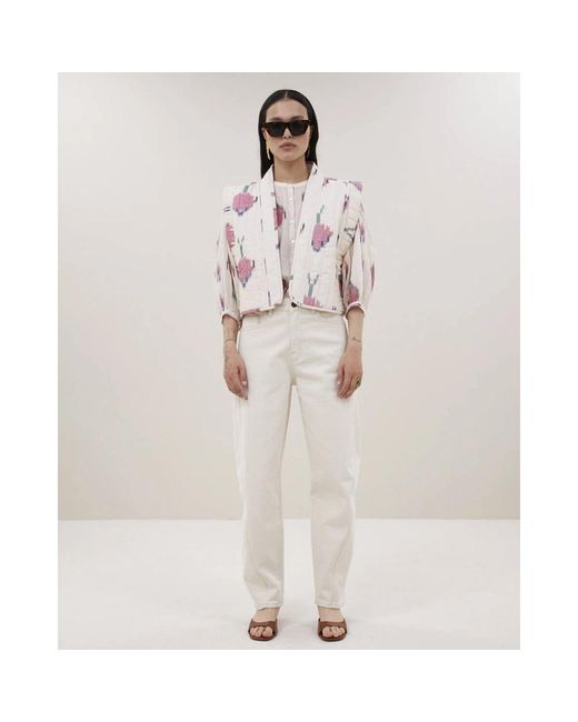 By-Bar Isla Ikat Jacket in het Pink