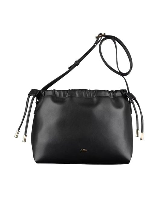A.P.C. Black Shoulder Bags