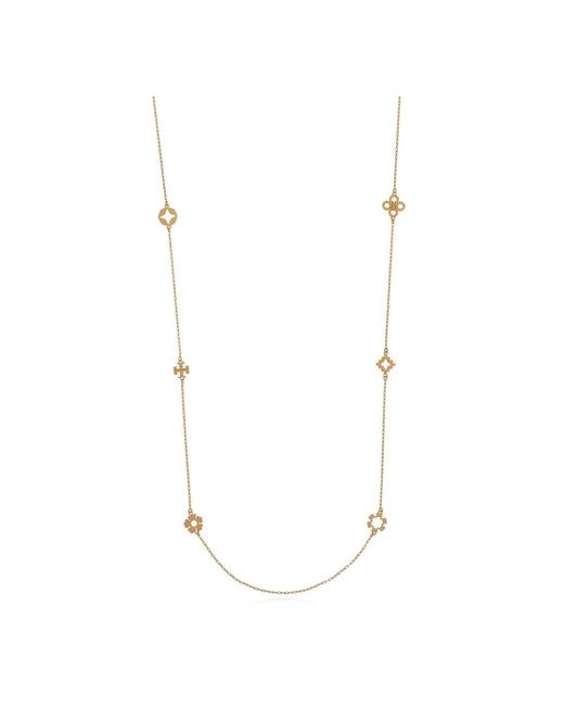 Necklaces di Tory Burch in Metallic