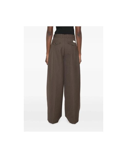 Nine:inthe:morning Brown Wide Trousers