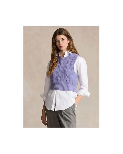 Polo Ralph Lauren Blue Round-Neck Knitwear