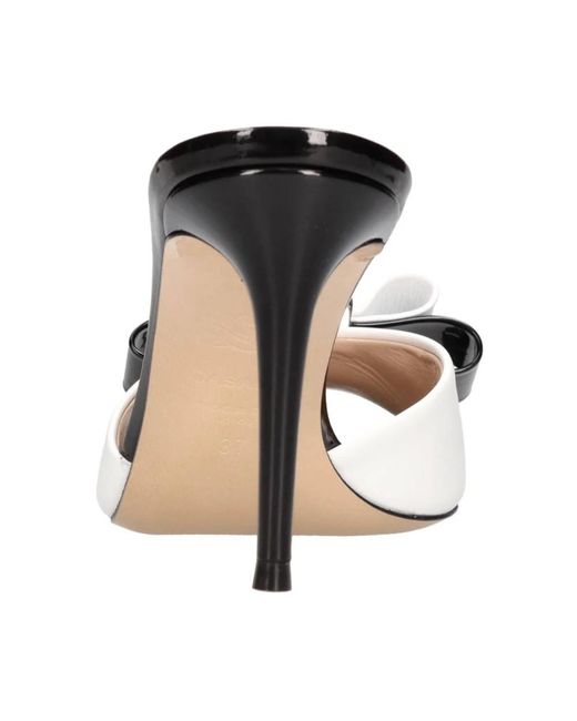 Casadei Brown Heeled Mules