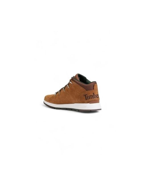 Timberland Brown Lace-Up Boots for men