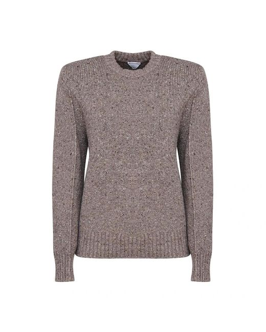 Bottega Veneta Brown Round-Neck Knitwear