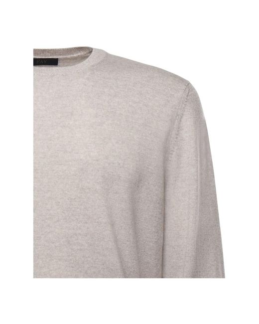 Fay Gray Round-Neck Knitwear for men