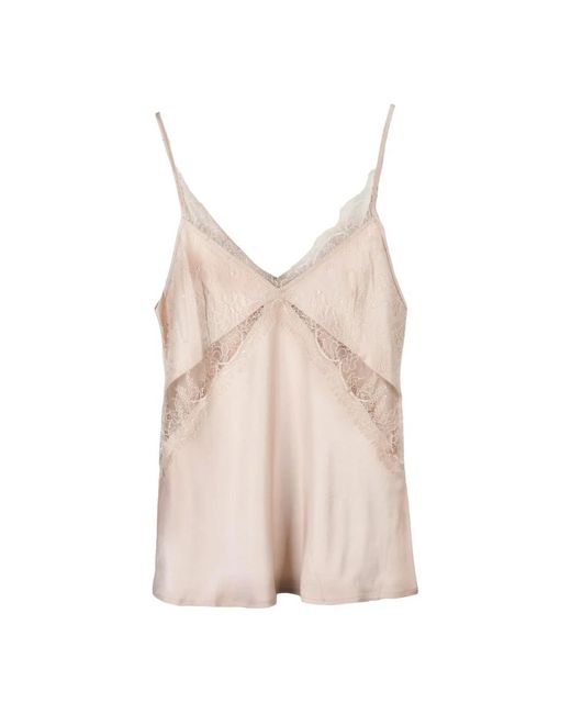 Sleeveless Tops Patrizia Pepe de color Pink